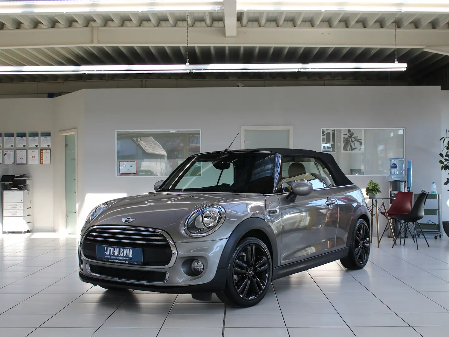 MINI One Cabrio 1.2 Klima Sitzheiz. Leder PDC Grau - 1