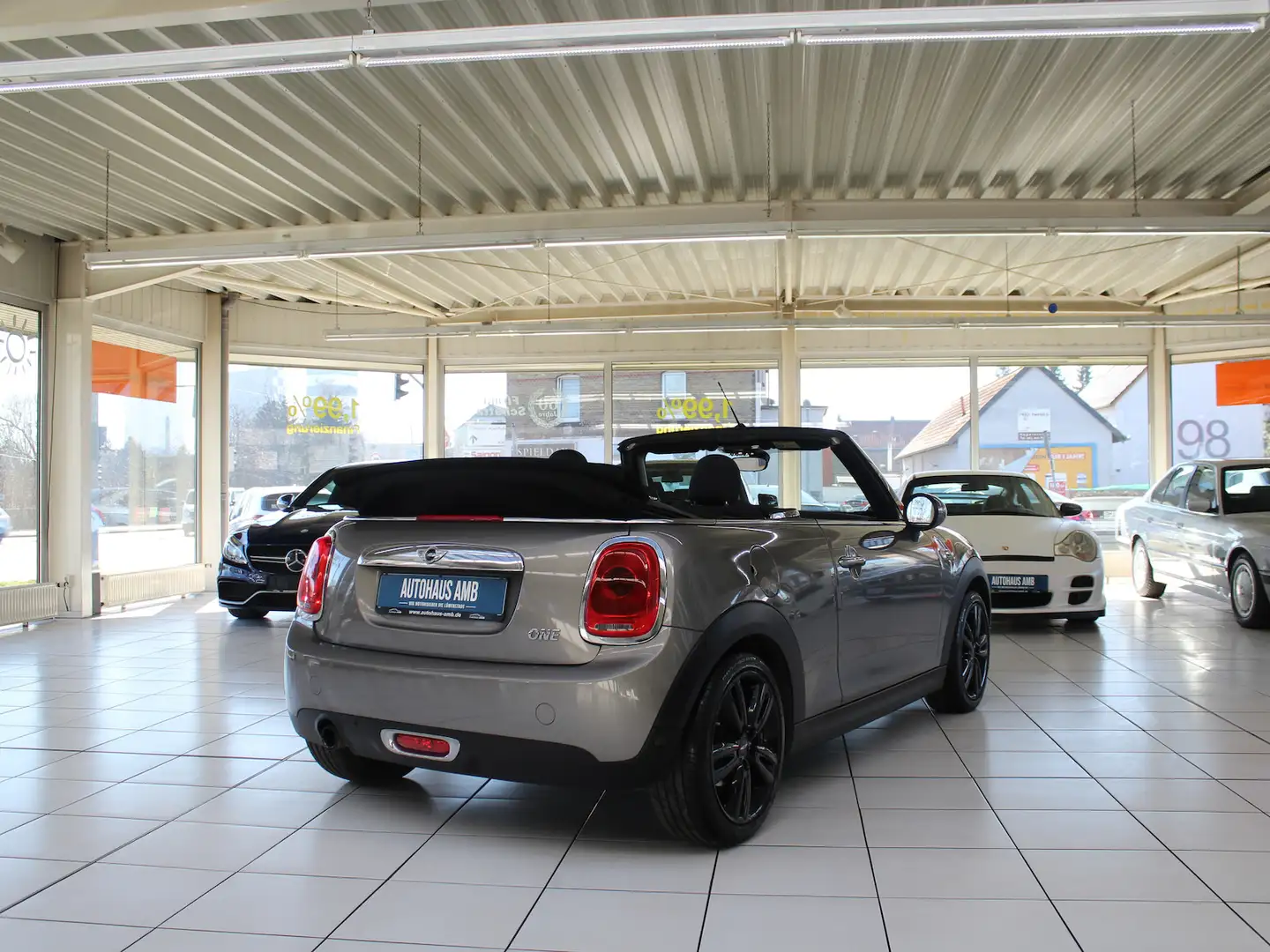 MINI One Cabrio 1.2 Klima Sitzheiz. Leder PDC Grau - 2