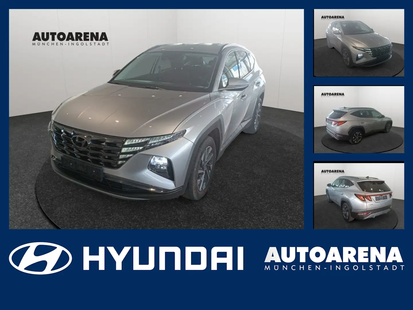 Hyundai TUCSON 1.6 T-GDI Style FLA SpurH LM AkustikGlas Silber - 1