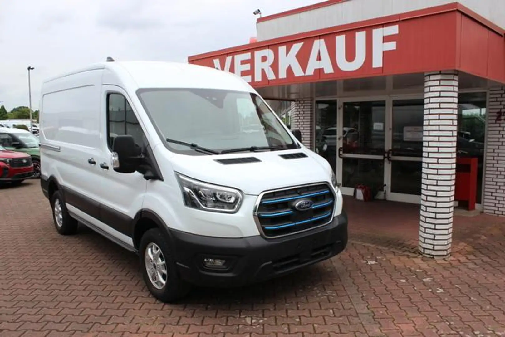 Ford Transit E- 350 L3 Trend / Navi + 360° + Xenon + FGS 4J. Weiß - 1