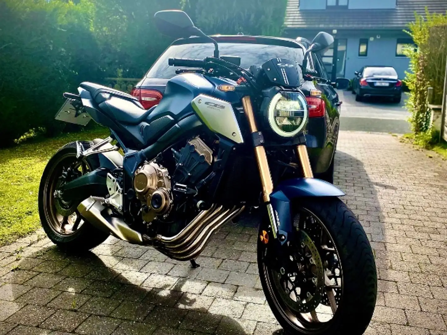 Honda CB 650 R - Neo Classique Синій - 1