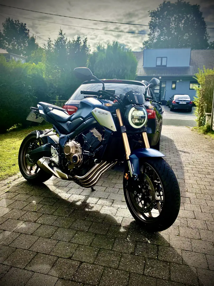 Honda CB 650 R - Neo Classique Bleu - 2
