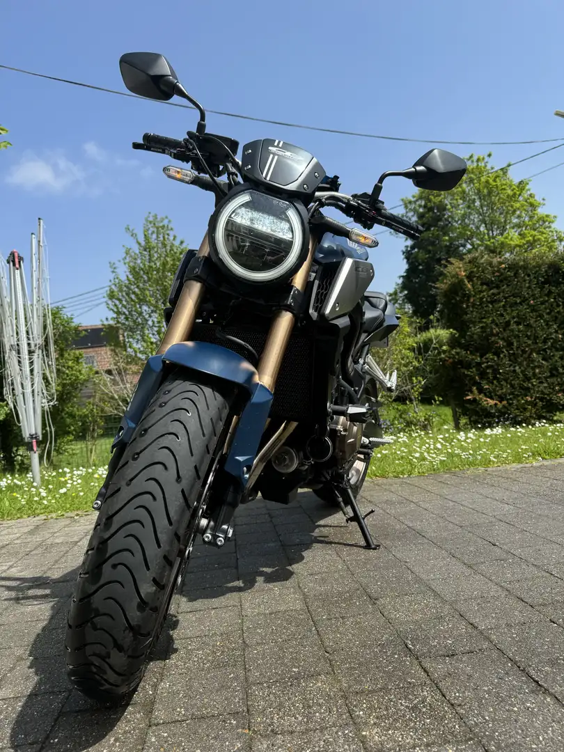 Honda CB 650 R - Neo Classique Bleu - 1