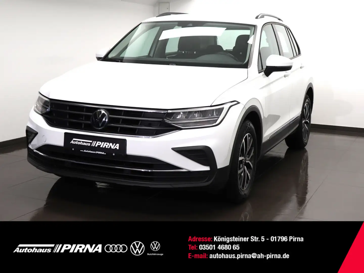 Volkswagen Tiguan 1.5 TSI Life LED NAVI Weiß - 1