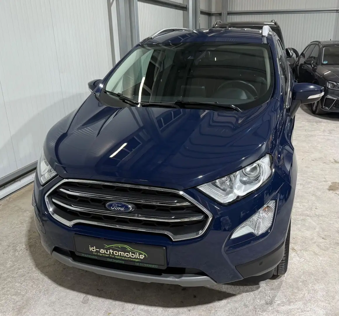 Ford EcoSport Titanium, 1 Hand, Navi, SHZ, wenig KM Bleu - 1