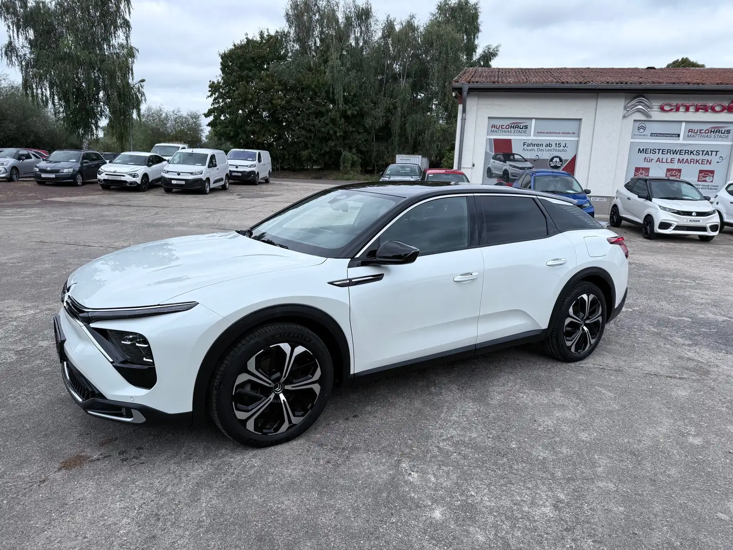 Citroen C5 X Hybrid Shine Pack, Anhängerkupplung Weiß - 2