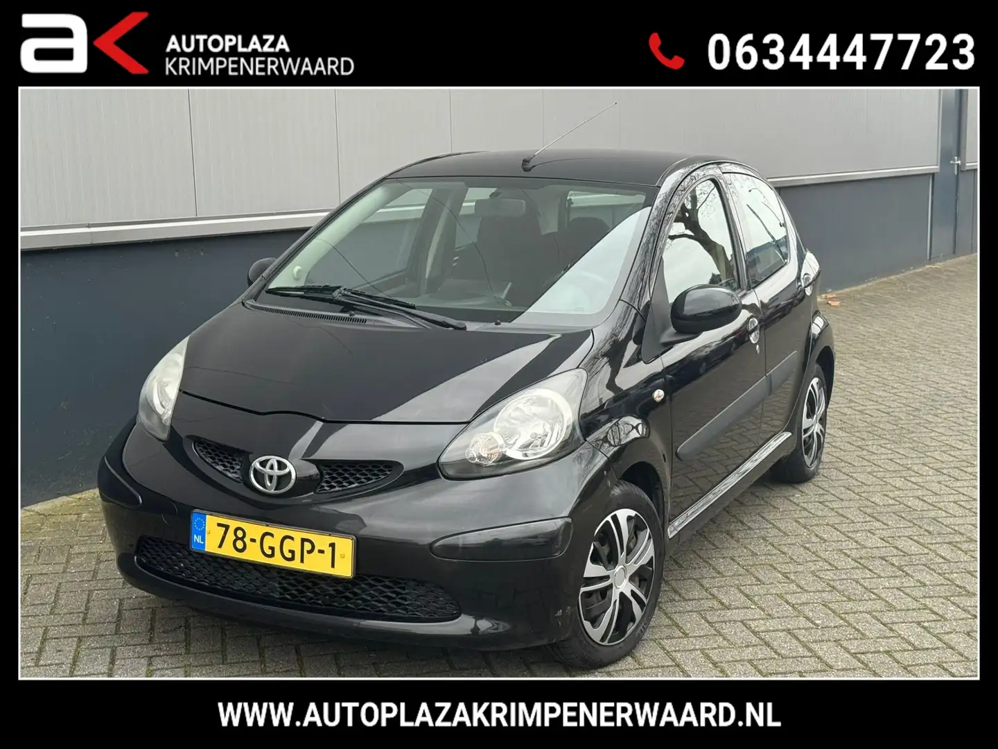 Toyota Aygo 1.0-12V + Elektrische Ramen Carplay Nieuwe apk NAP Zwart - 1