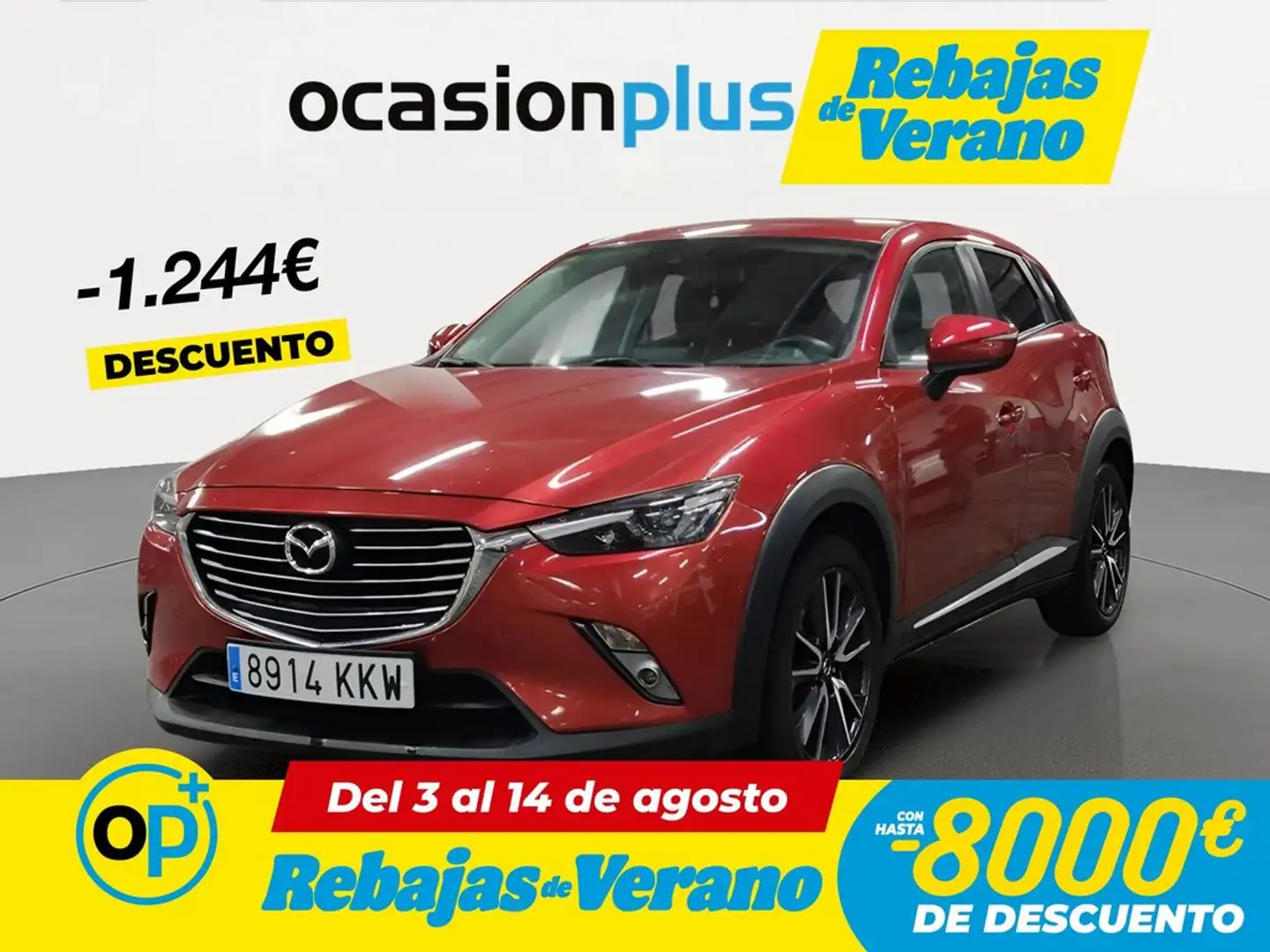Mazda CX-3 1.5D Luxury 2WD Rojo - 1