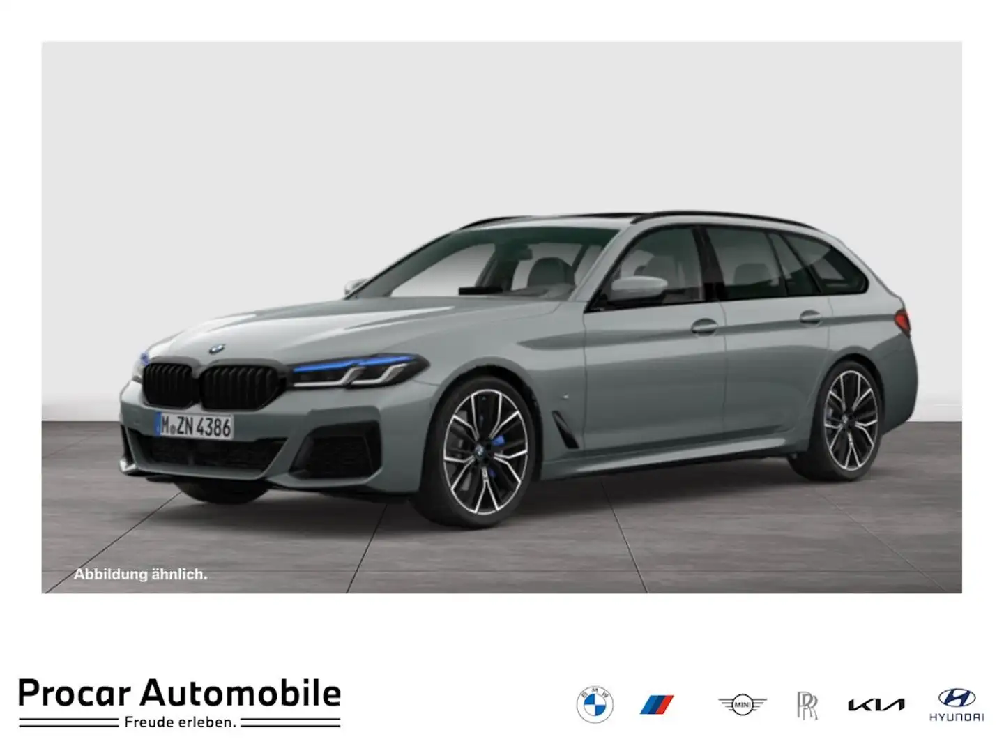 BMW 540 d xDrive A M Sport HUD PANO ACC RFK NAVI DAB Grau - 1
