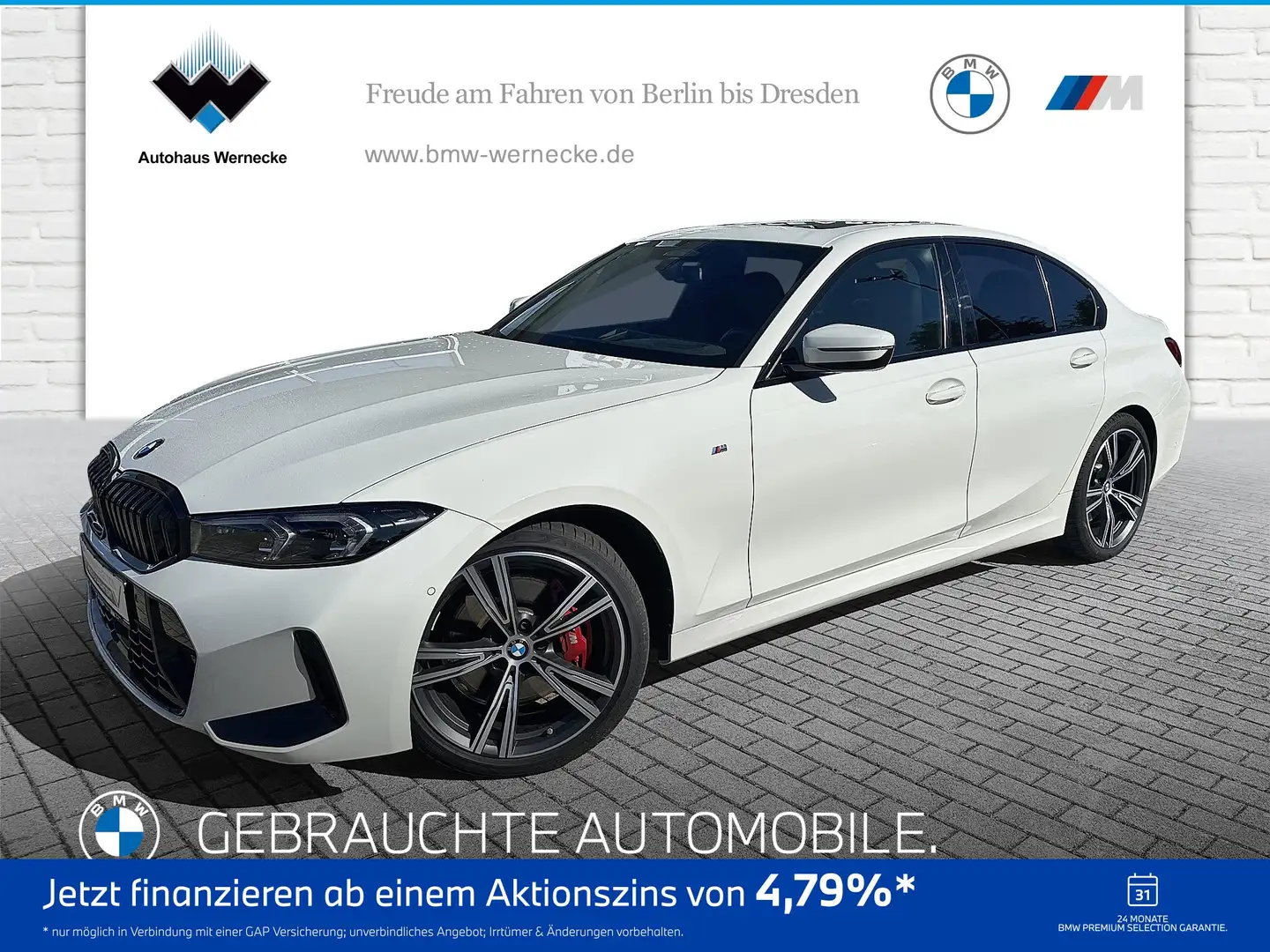 BMW 330 i xDrive Limousine M Sportpaket HK HiFi DAB Weiß - 1