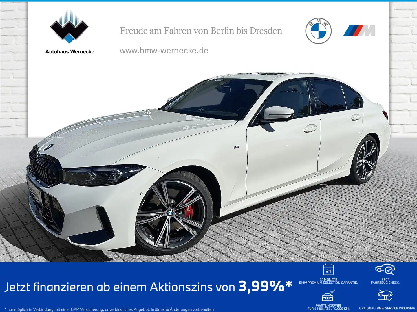 BMW 330 i xDrive Limousine M Sportpaket HK HiFi DAB Weiß - 1