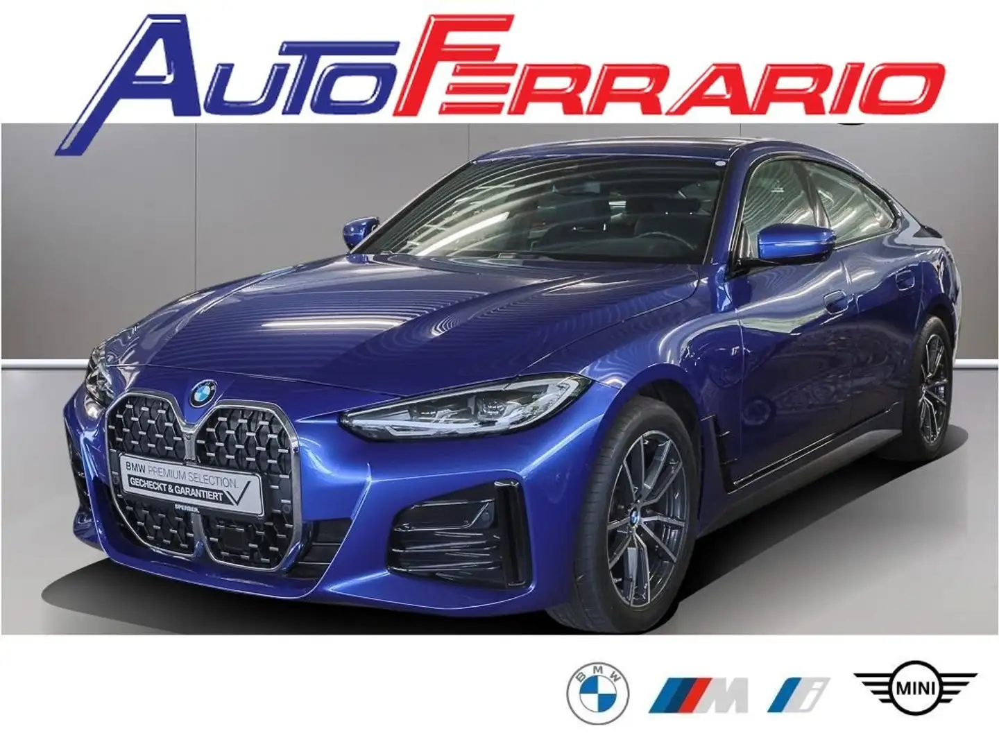 BMW 420 Gran Coupe M SPORT FULL LED 18" APPLE CAR PLAY Blu/Azzurro - 1