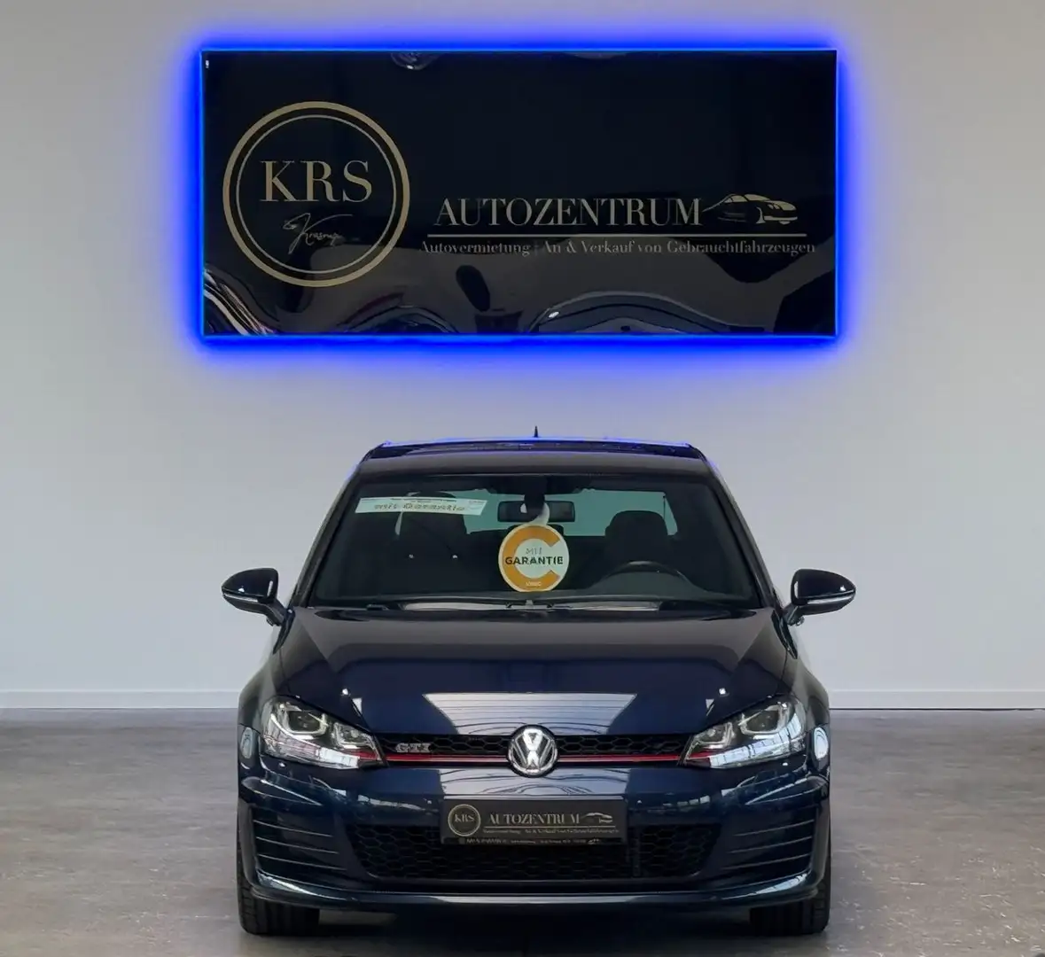 Volkswagen Golf VII GTI *GARANTIE*LEDER*DYNAUDIO*1.HAND*AHK Blauw - 2
