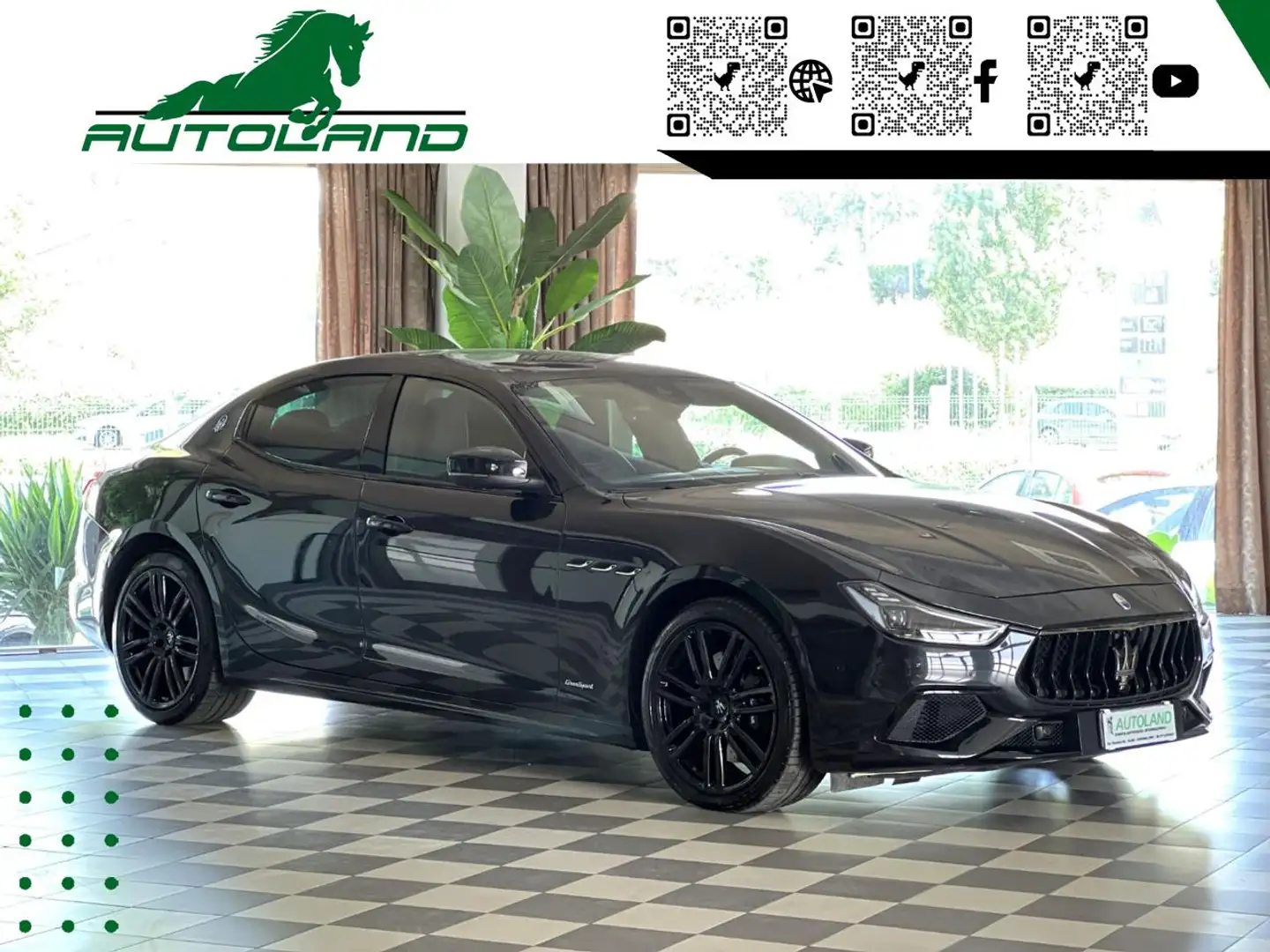 Maserati Ghibli 3.0V6 275cv Gransport Service Maserati Full Nero - 2