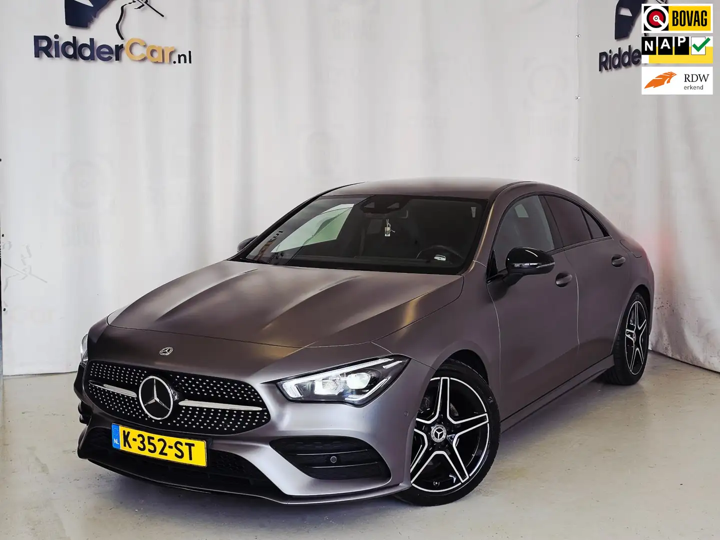 Mercedes-Benz CLA 180 Business S AMG|GARANTIE|NAP|1E EIG|ACC|STOELVERW|S Grijs - 1