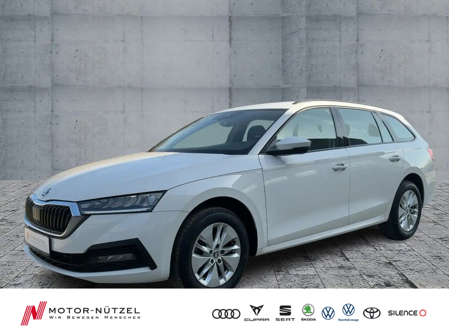 Skoda Octavia Combi 2.0 TDI AMBITION LED+NAV+SHZ+2xPDC Weiß - 1