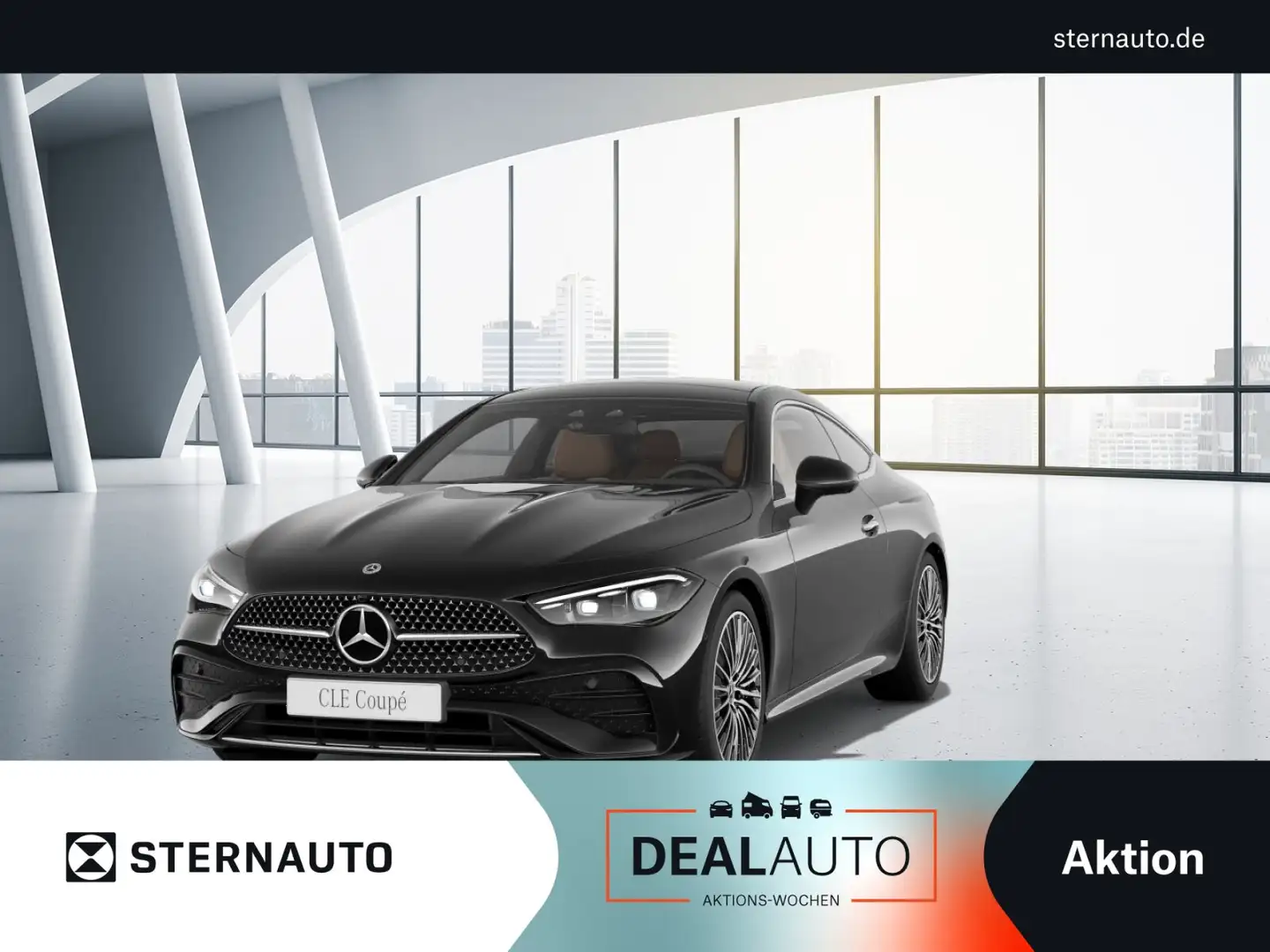 Mercedes-Benz CLE 300 CLE 300 4MATIC Coupé  AMG Line Navi/Pano.-Dach Schwarz - 1