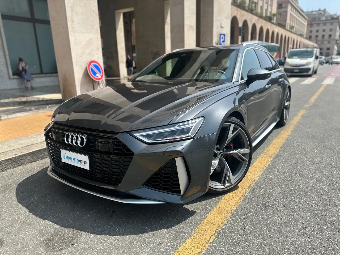 Audi RS6 A6 Avant 4.0 mhev quattro tiptronic Grigio - 2