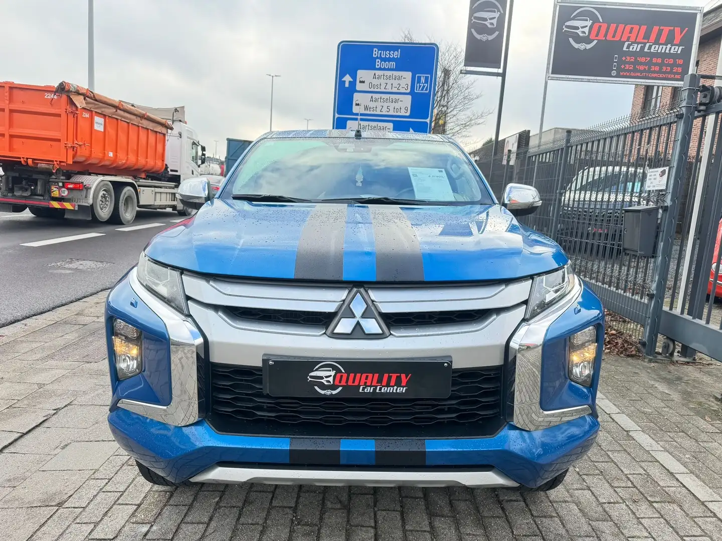 Mitsubishi L200 2.3D  79000 km AUTOMAAT  PICK UP HARD TOP EURO 6b Bleu - 2