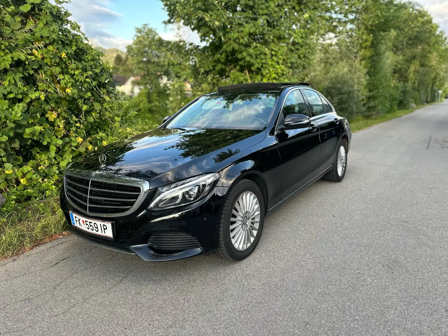Mercedes-Benz C 200 d Panoramadach Negru - 1