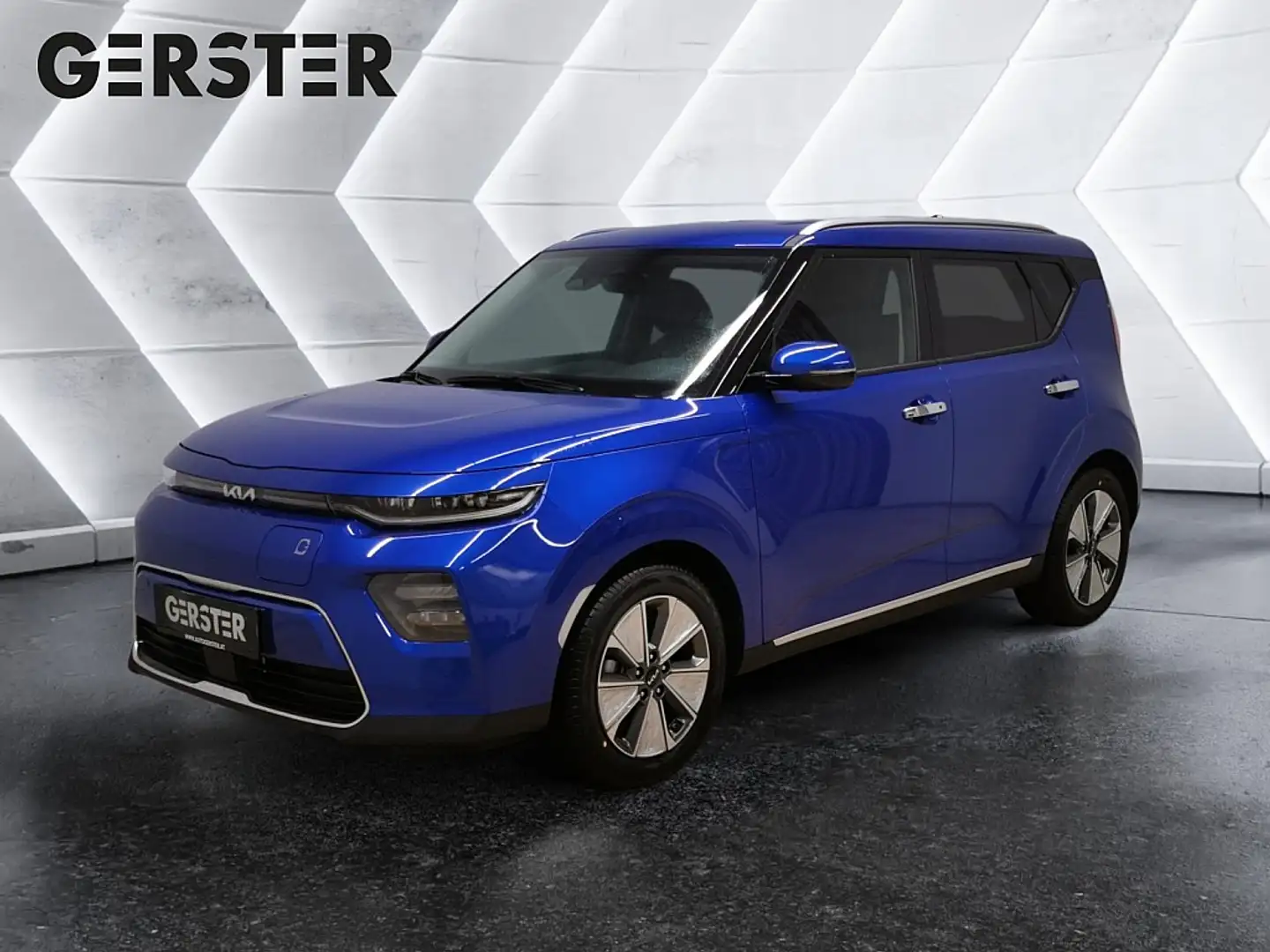 Kia Soul EV 64kWh Long Gold Azul - 1