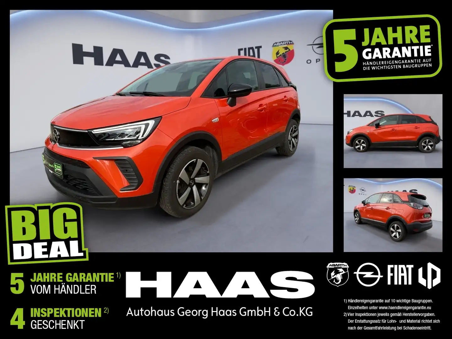 Opel Crossland 1.2 Turbo Edition +SpurH PDC KAM Оранжевий - 1