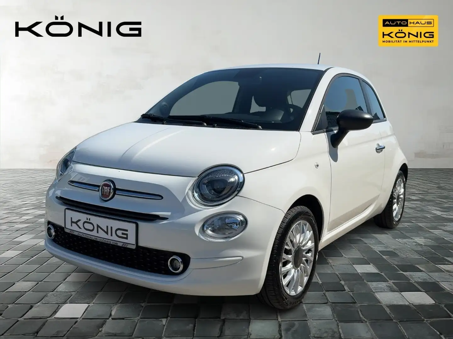 Fiat 500 MY23 1.0 Klima Navigation PDC Komfortpaket Weiß - 1