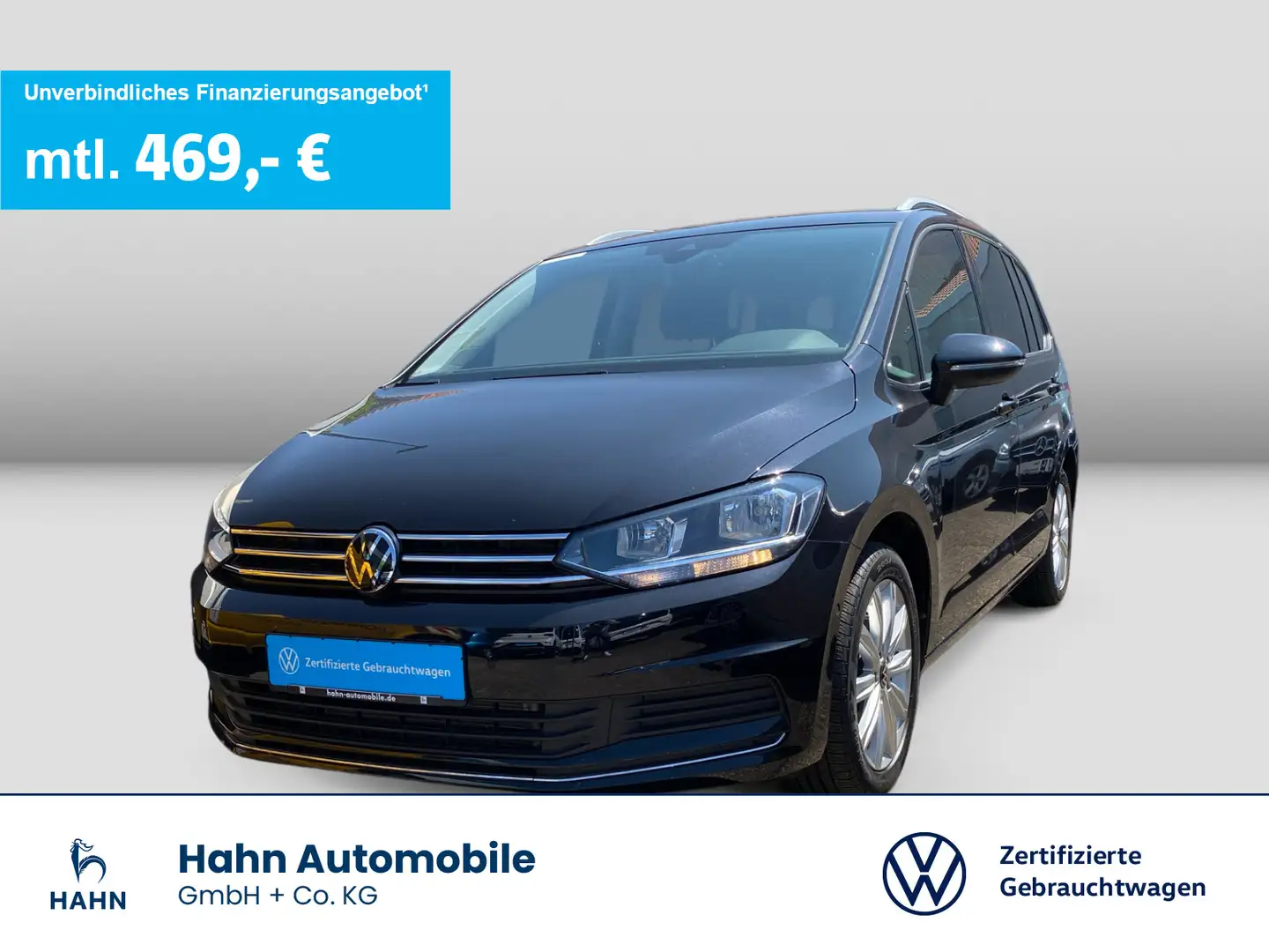 Volkswagen Touran 1.5TSI Move 7-SITZE STANDH NAVI Kamera Schwarz - 1