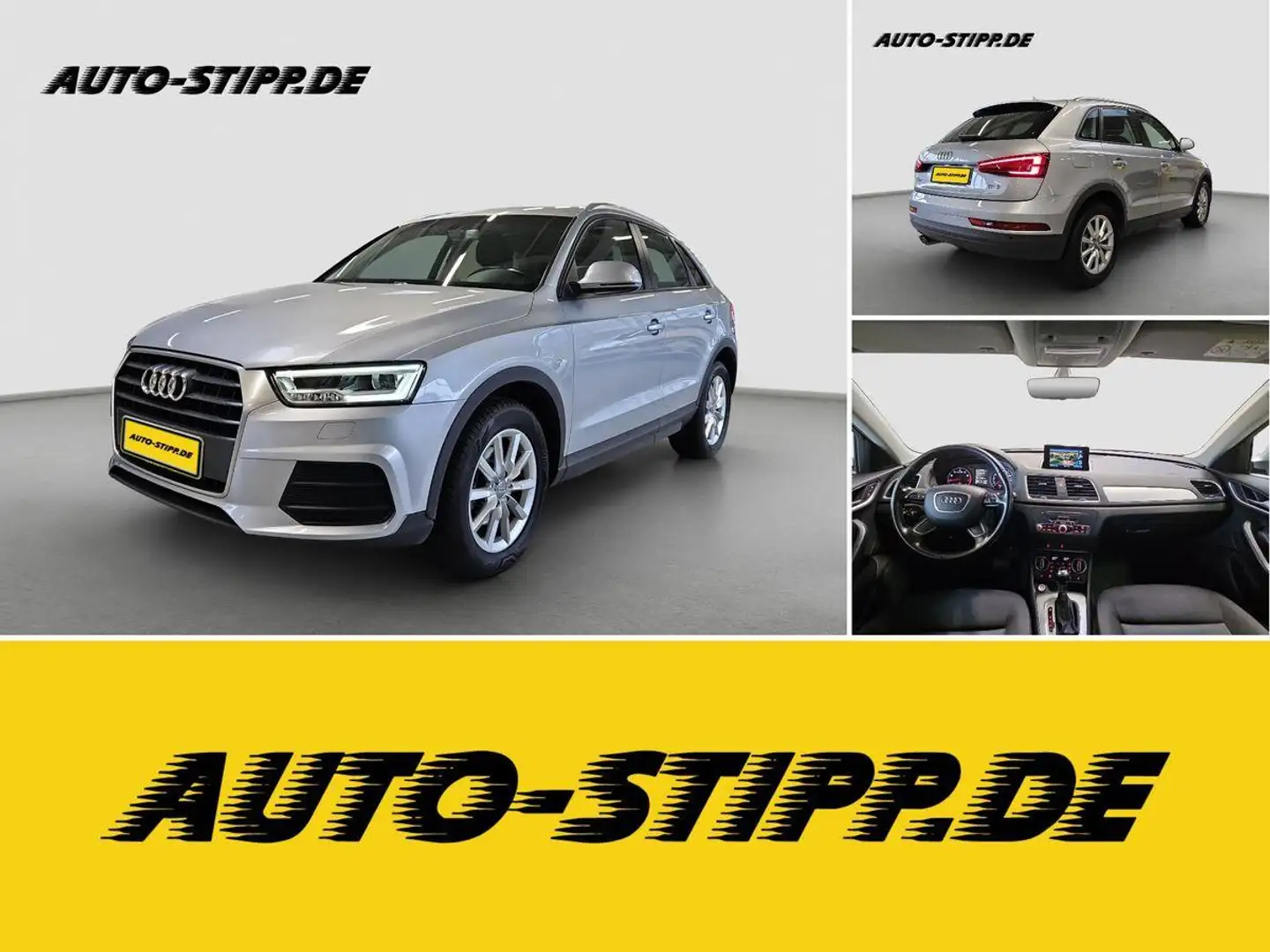 Audi Q3 1.4 TFSI NAV TEMP KEYLESS LED SITZH BLUET PDC Silber - 1