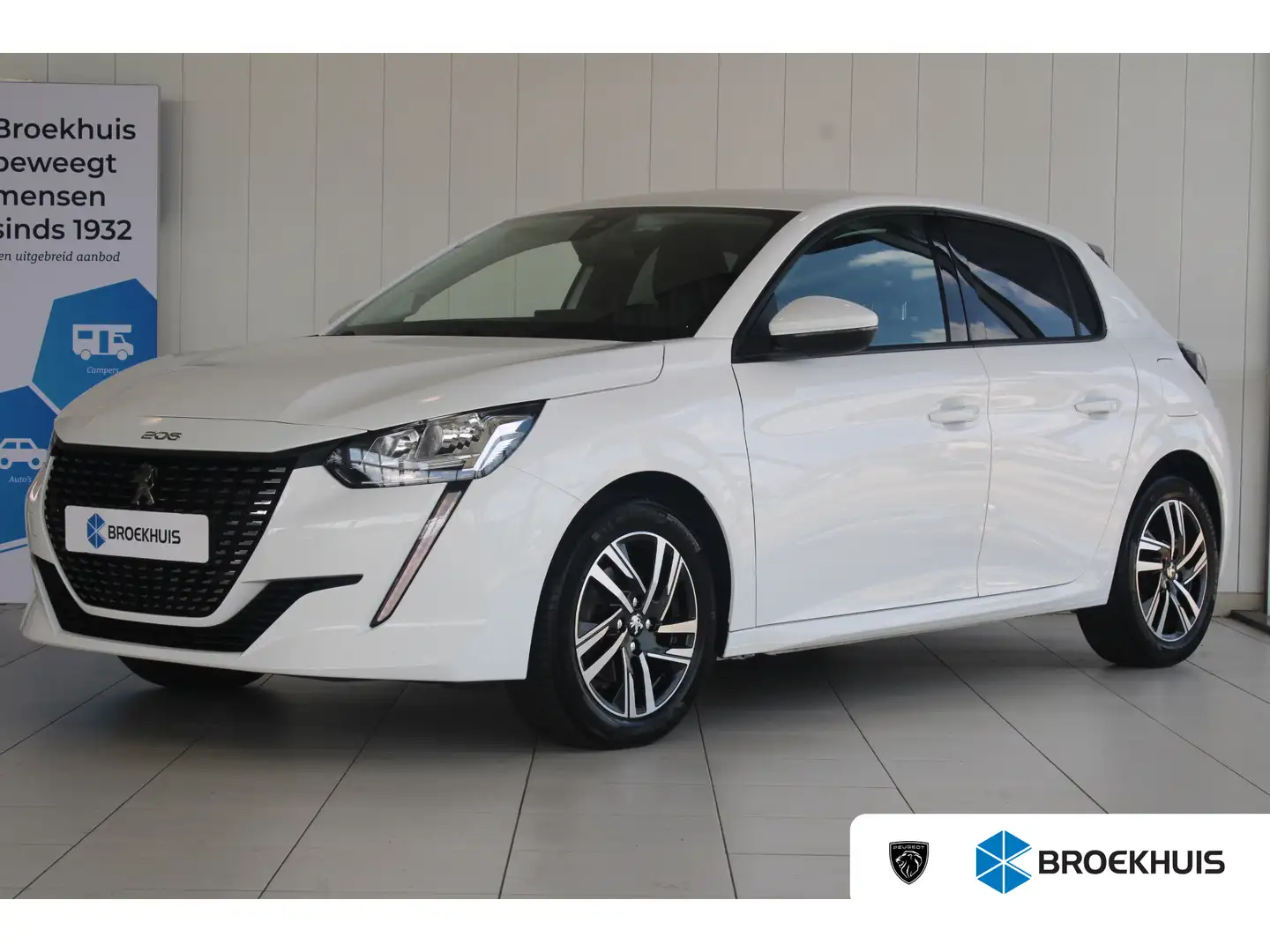 Peugeot 208 1.2 Turbo 100-PK Allure PARKEERCAMERA | STOELVERWA Wit - 1