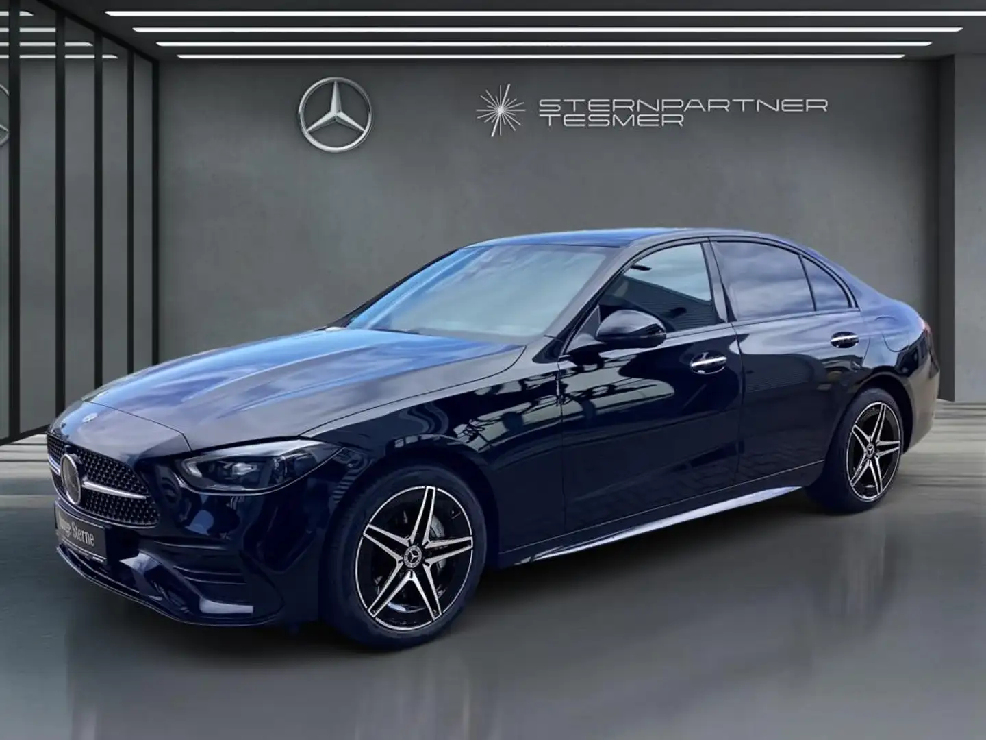 Mercedes-Benz C 300 de 4M AMG Night PANO 360° AHK HuD 3DBurm Schwarz - 2