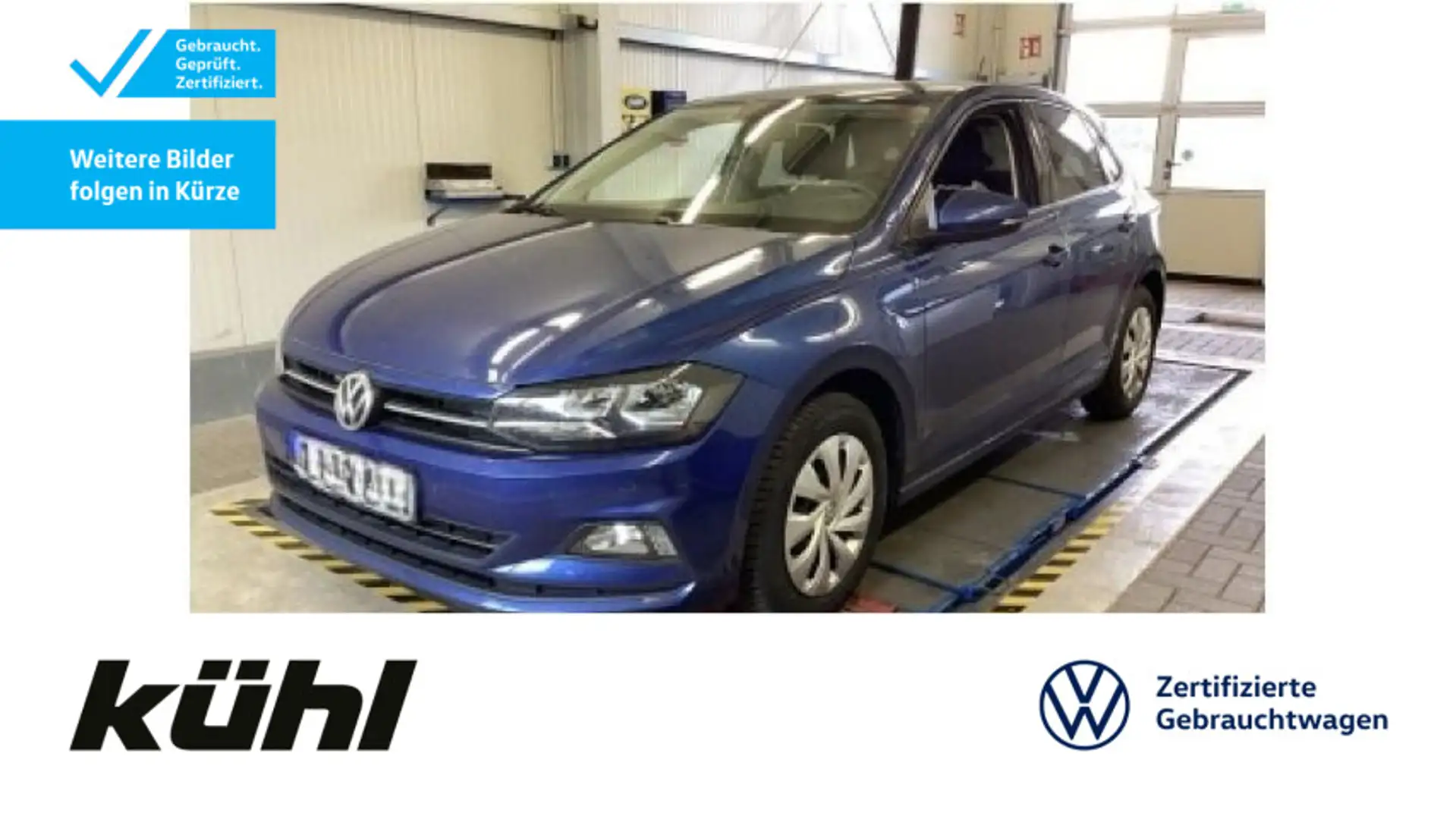Volkswagen Polo 6 VI 1.6 TDI Comfortline Kamera/AHK Blau - 1