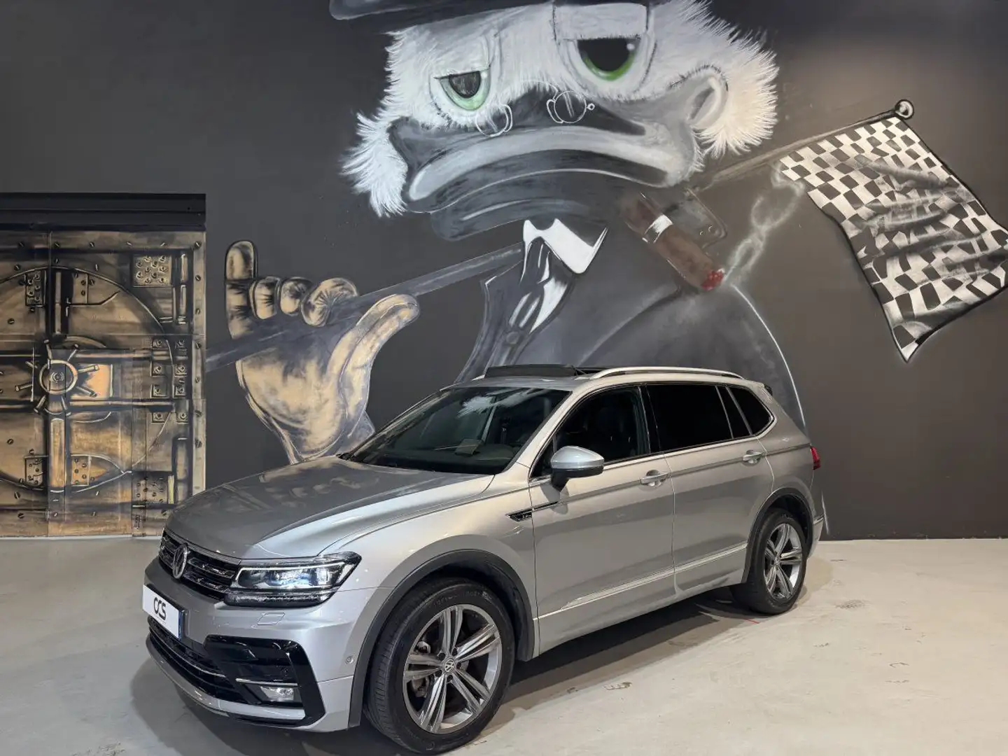 Volkswagen Tiguan Allspace 150 DSG7 R line Exclusive Toit ouvrant Affichage tête haute Gris - 1