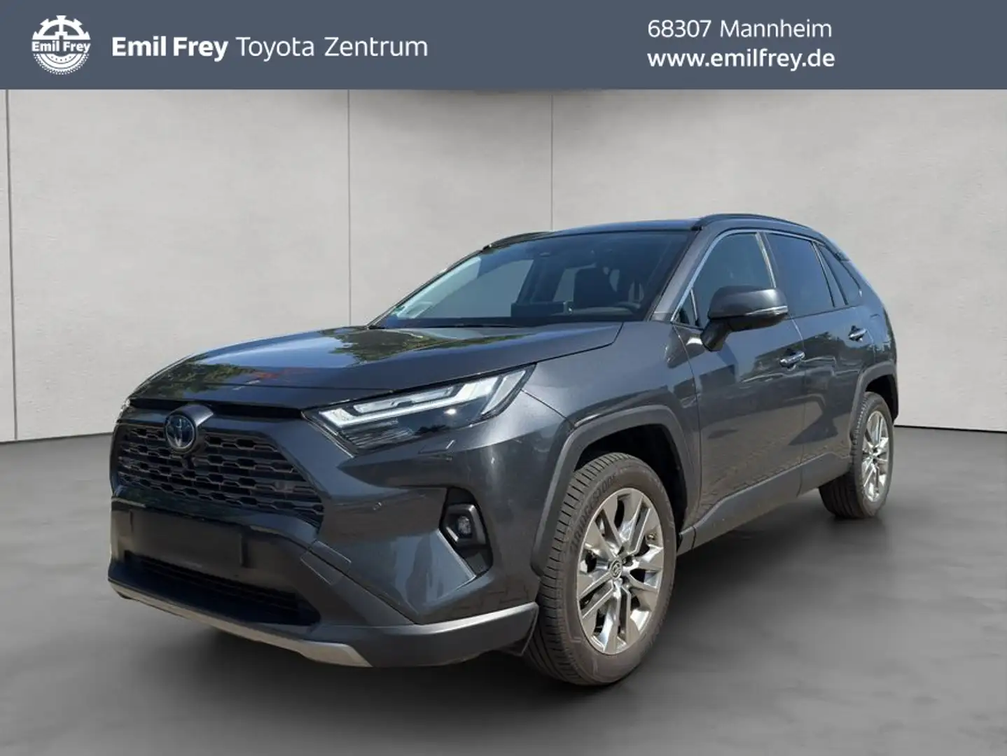 Toyota RAV 4 2.5 4x2 Hybrid Lounge Grijs - 1