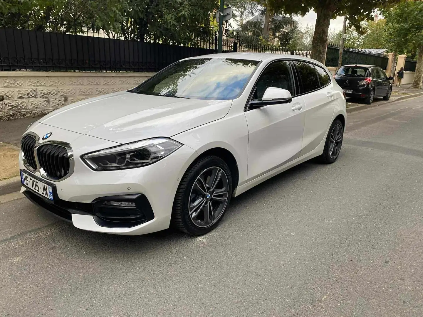 BMW 118 dA AdBlue (EU6AP) Blanc - 1