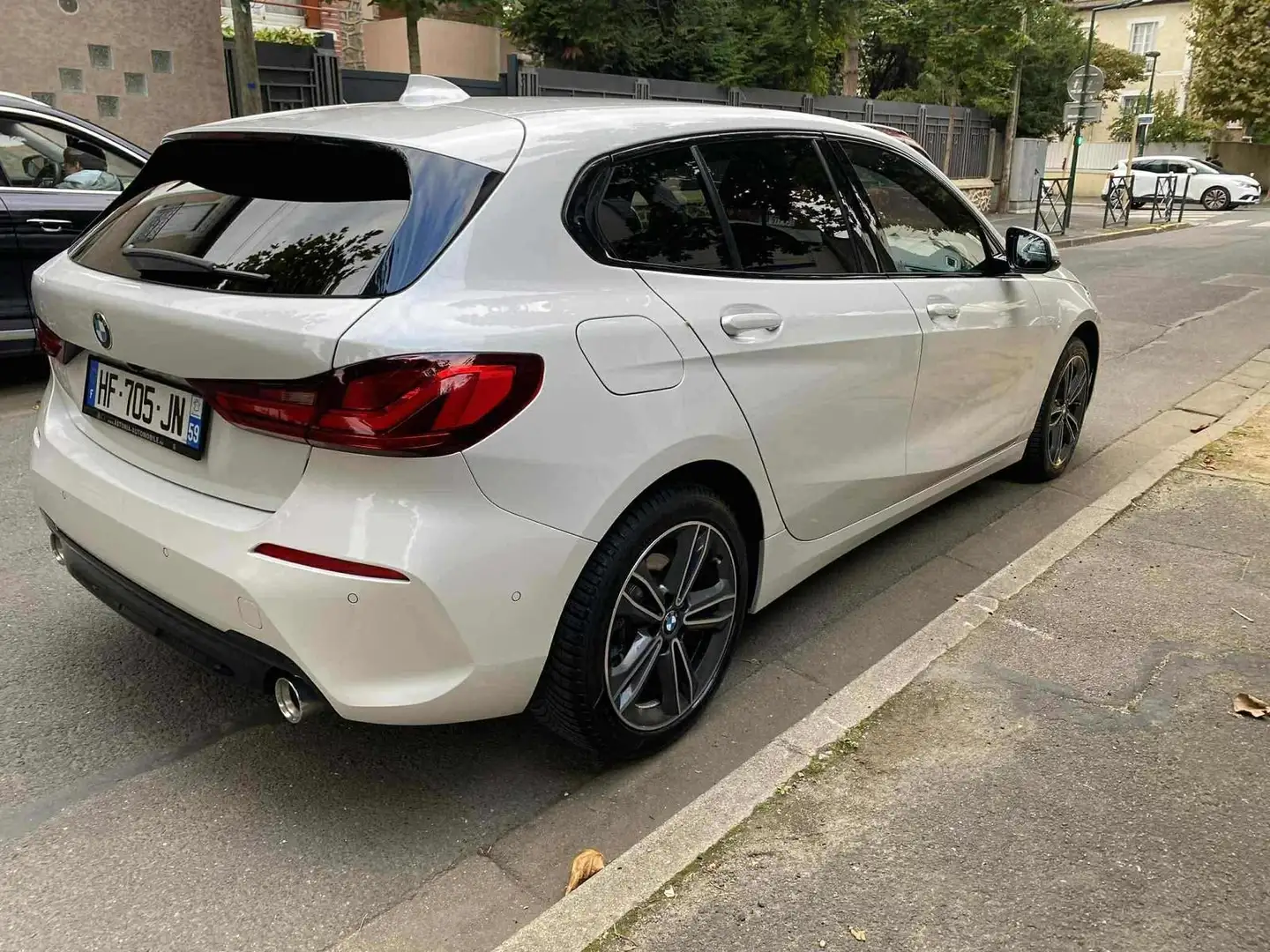 BMW 118 dA AdBlue (EU6AP) Blanc - 2