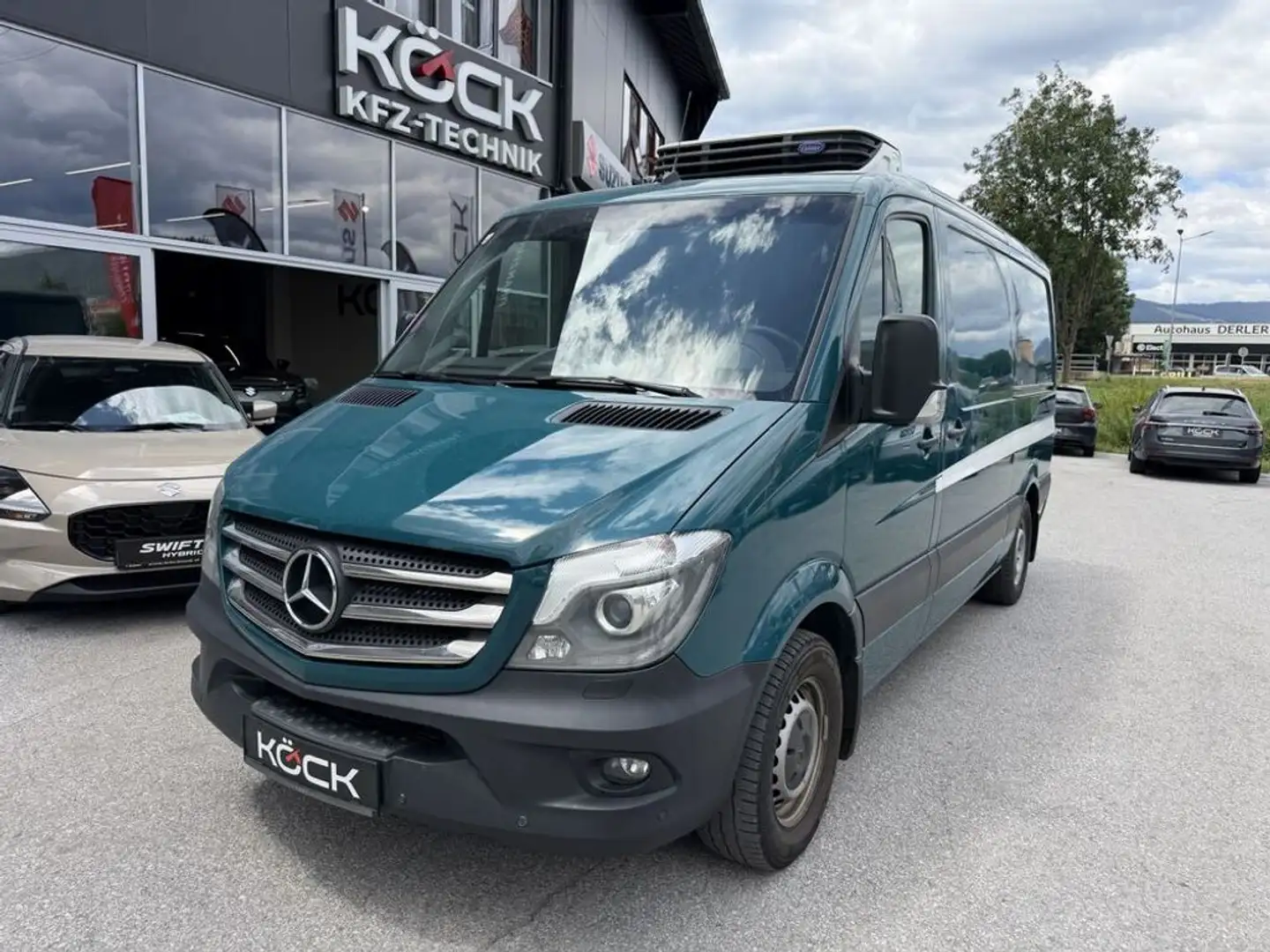 Mercedes-Benz Sprinter 314 CDI mit Carrier Kühlaggregat Grün - 2