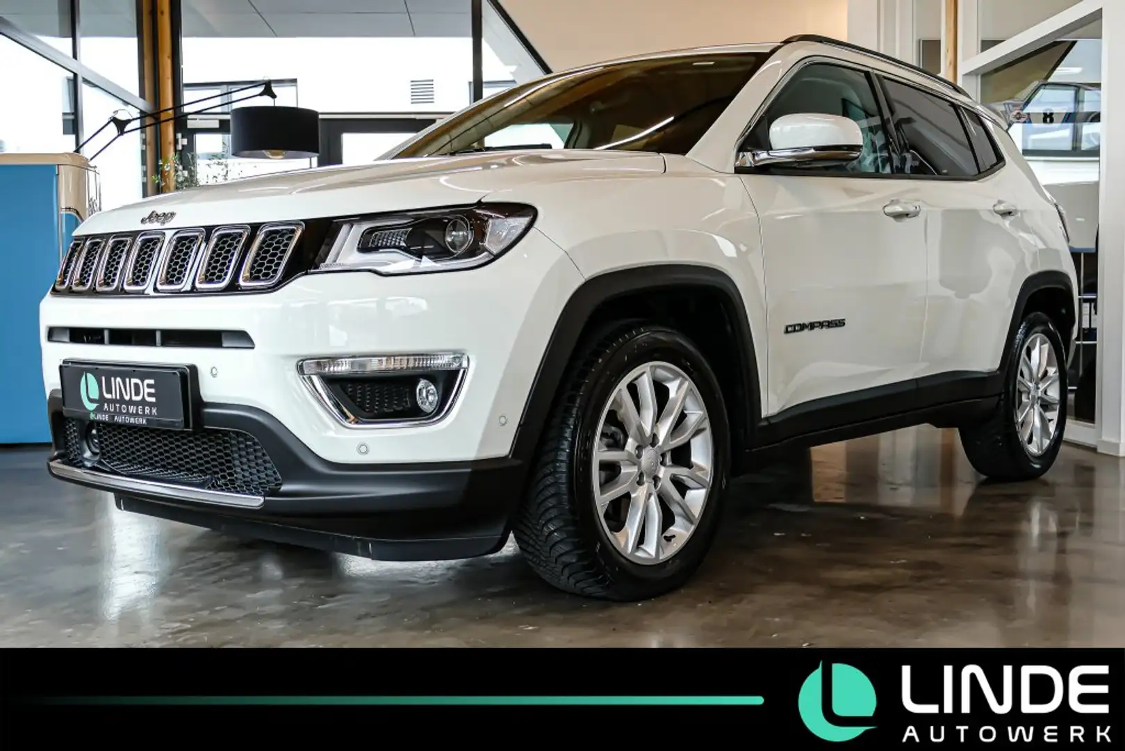 Jeep Compass Limited |NAVI|Bi-XENON|R.KAMERA|18 ALU Weiß - 1