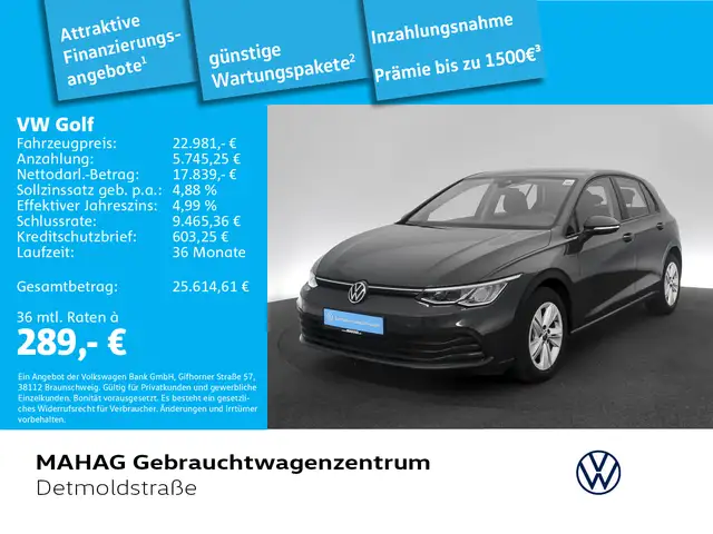 Volkswagen Golf VIII 1.0 eTSI LIFE Navi LED DAB+ 16" DSG