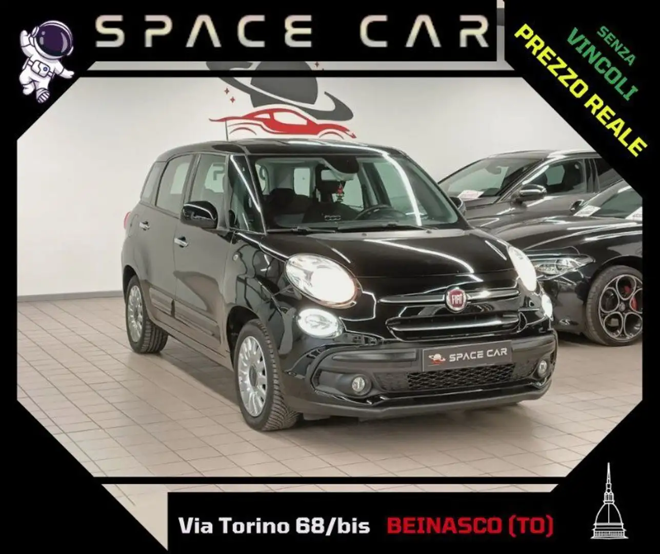 Fiat 500L 500L Wagon 1.3 Multijet 95 CV Urban Zwart - 1