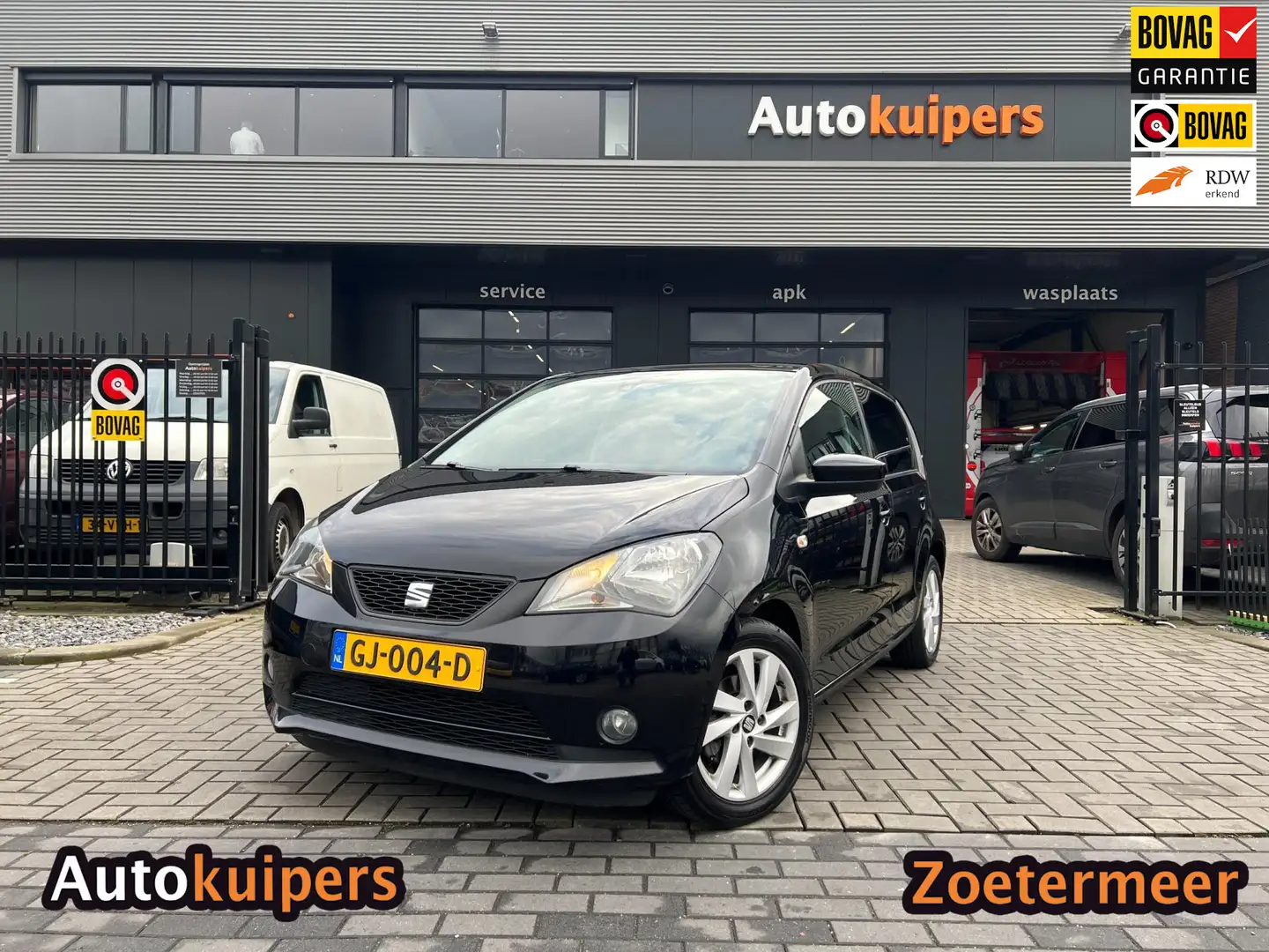 SEAT Mii 1.0 Sport Connect | Airco, sportstoelen, lichtmeta Zwart - 1