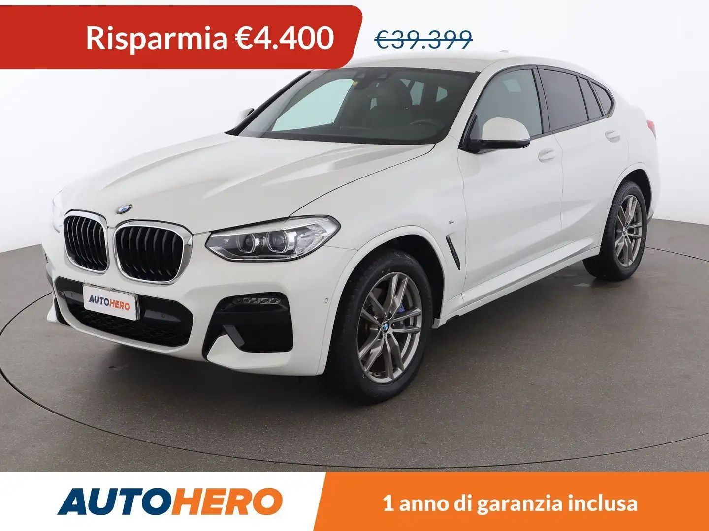 BMW X4 xDrive 20d Msport MHEV Blanc - 1