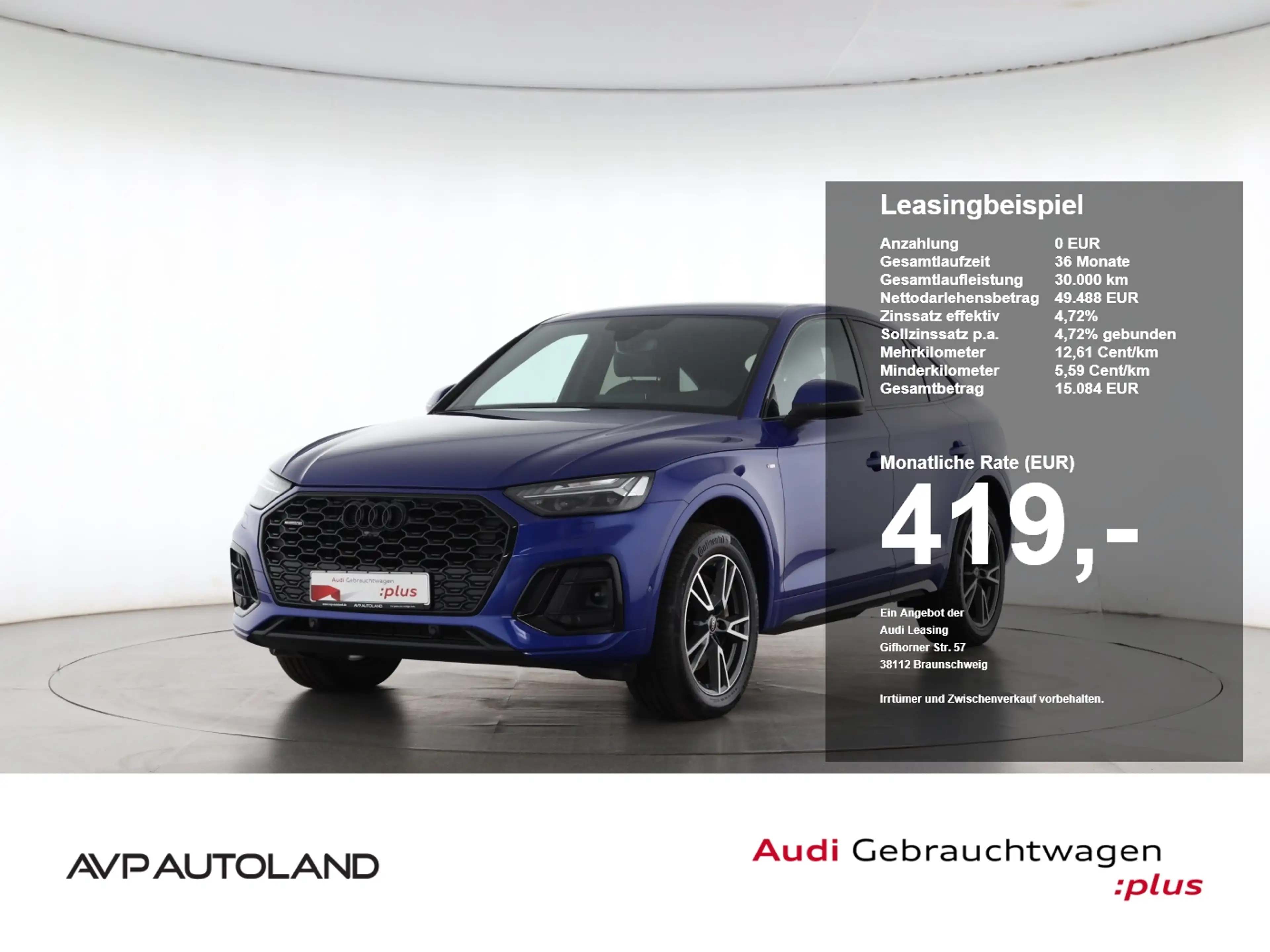 Audi Q5 Sportback 50 TDI quattro tiptr. S line AHK