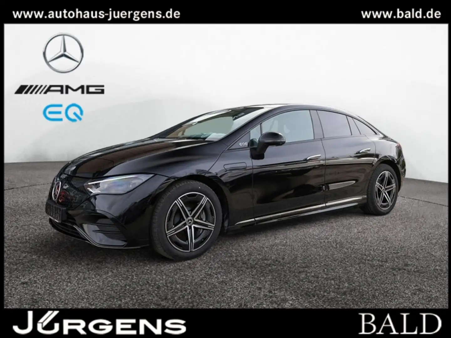Mercedes-Benz EQE 350 AMG-Sport/Pano/Burm3D/Night/Memo/Distr Černá - 2
