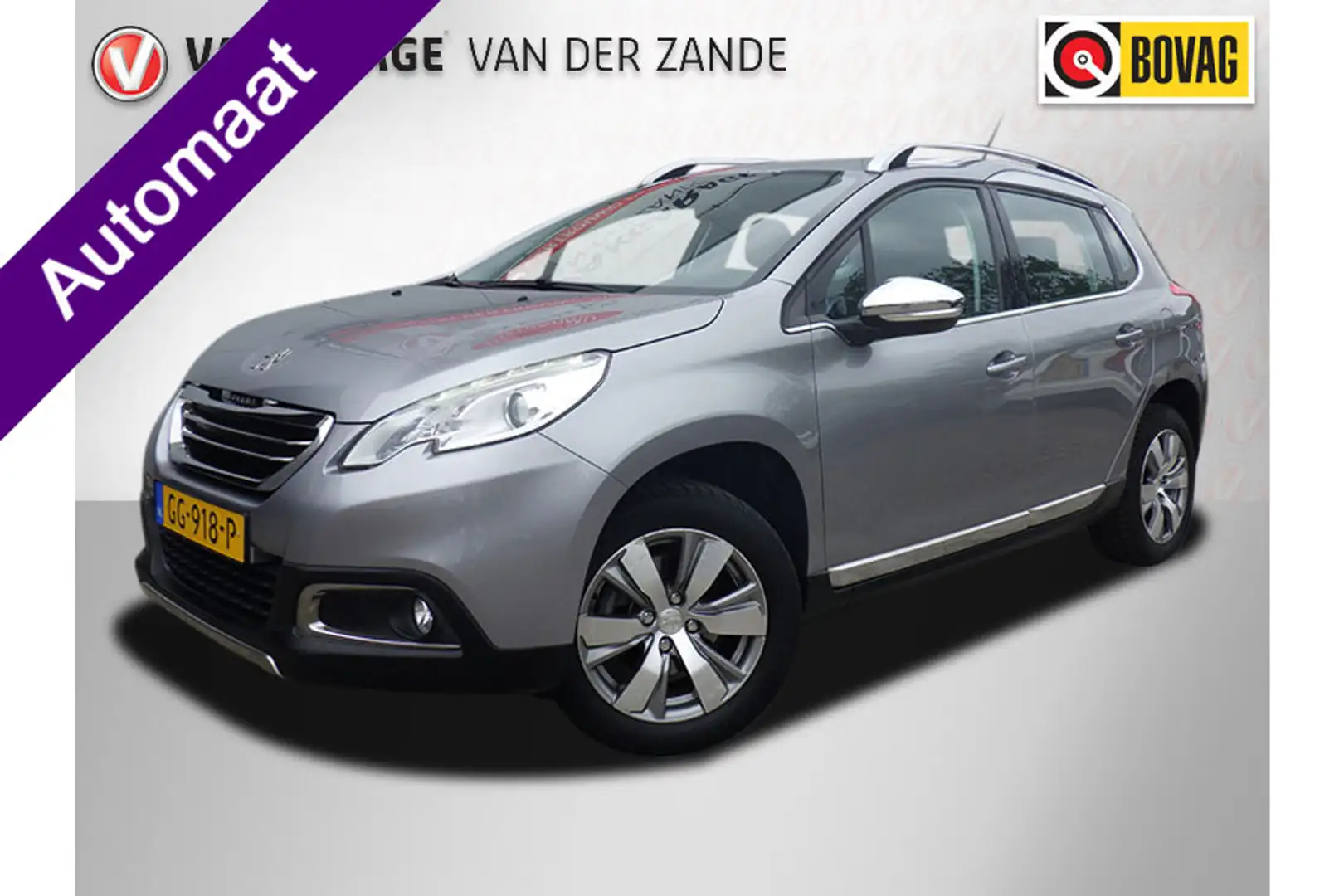 Peugeot 2008 1.6 VTi AUTOMAAT Allure, Cruise, Clima, Navi, NL/N Grijs - 1