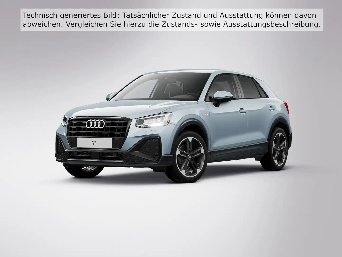 Audi Q2 35 TFSI 2x S LINE FEINNAPPA AHK NAVI+ KAMERA Grau - 2