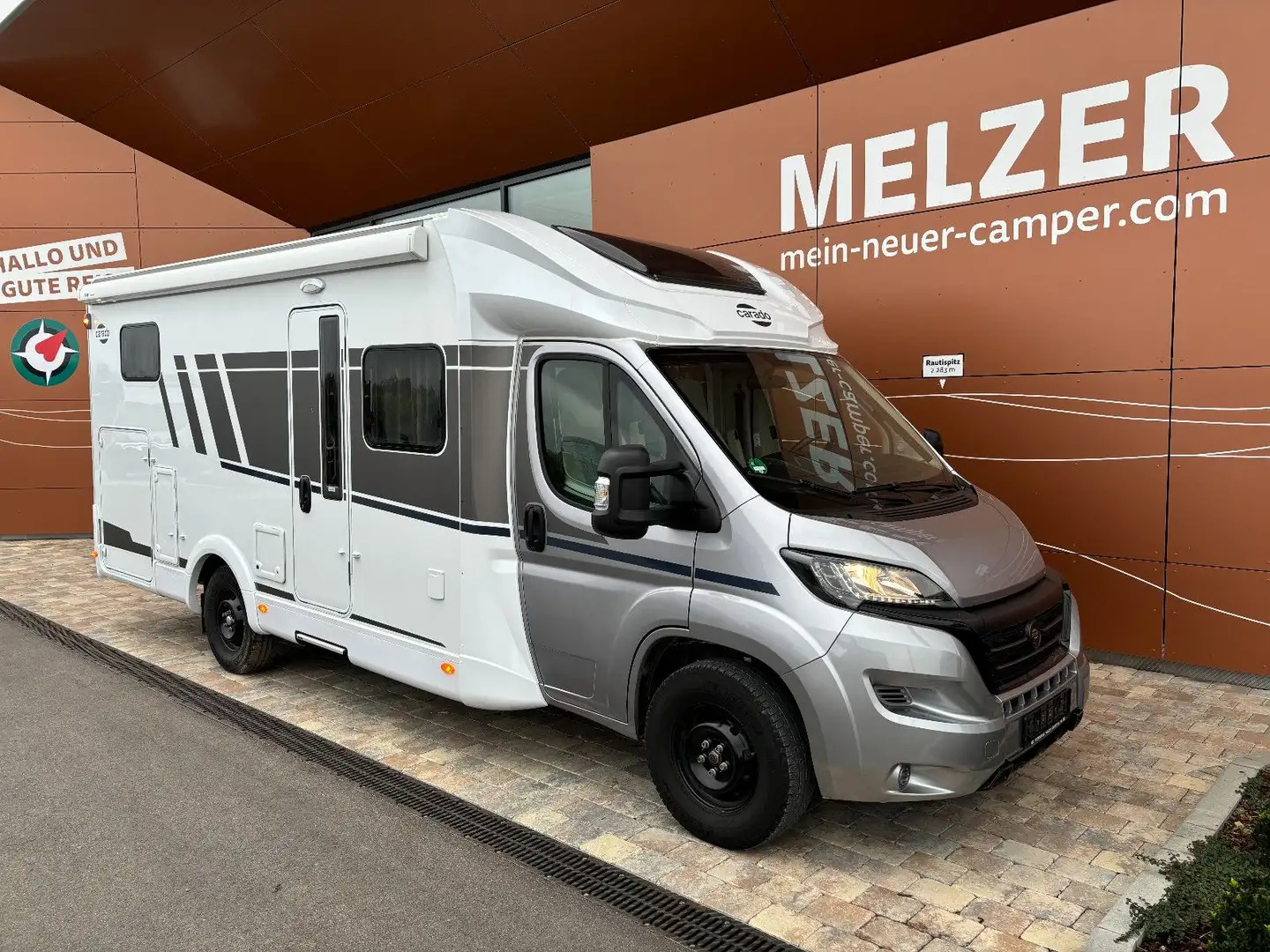 Carado T448 pro 140PS Hubbett Markise Navi *sofort* Grau - 1