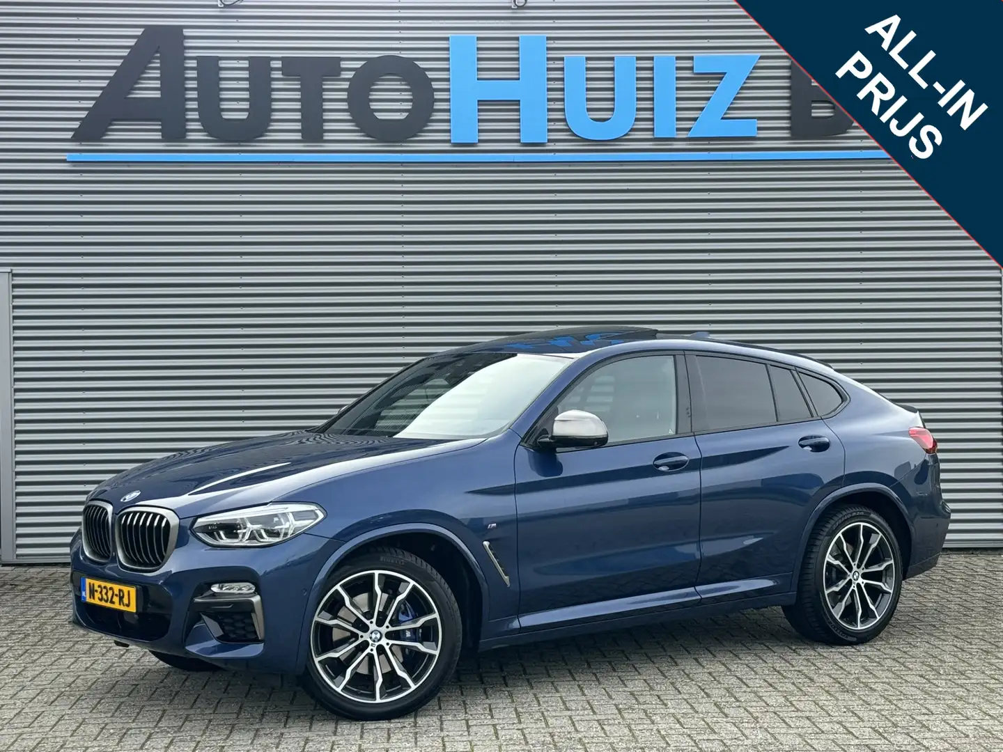 BMW X4 M40i High Executive M Sport LED Panoramadak Standk Blauw - 1