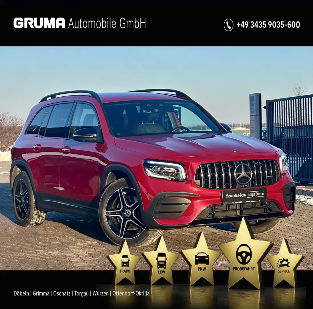 Mercedes-Benz GLB 220 GLB 220 d +AMG+Night+Distr+Multibeam+Burm+KeyGo+ Rot - 1