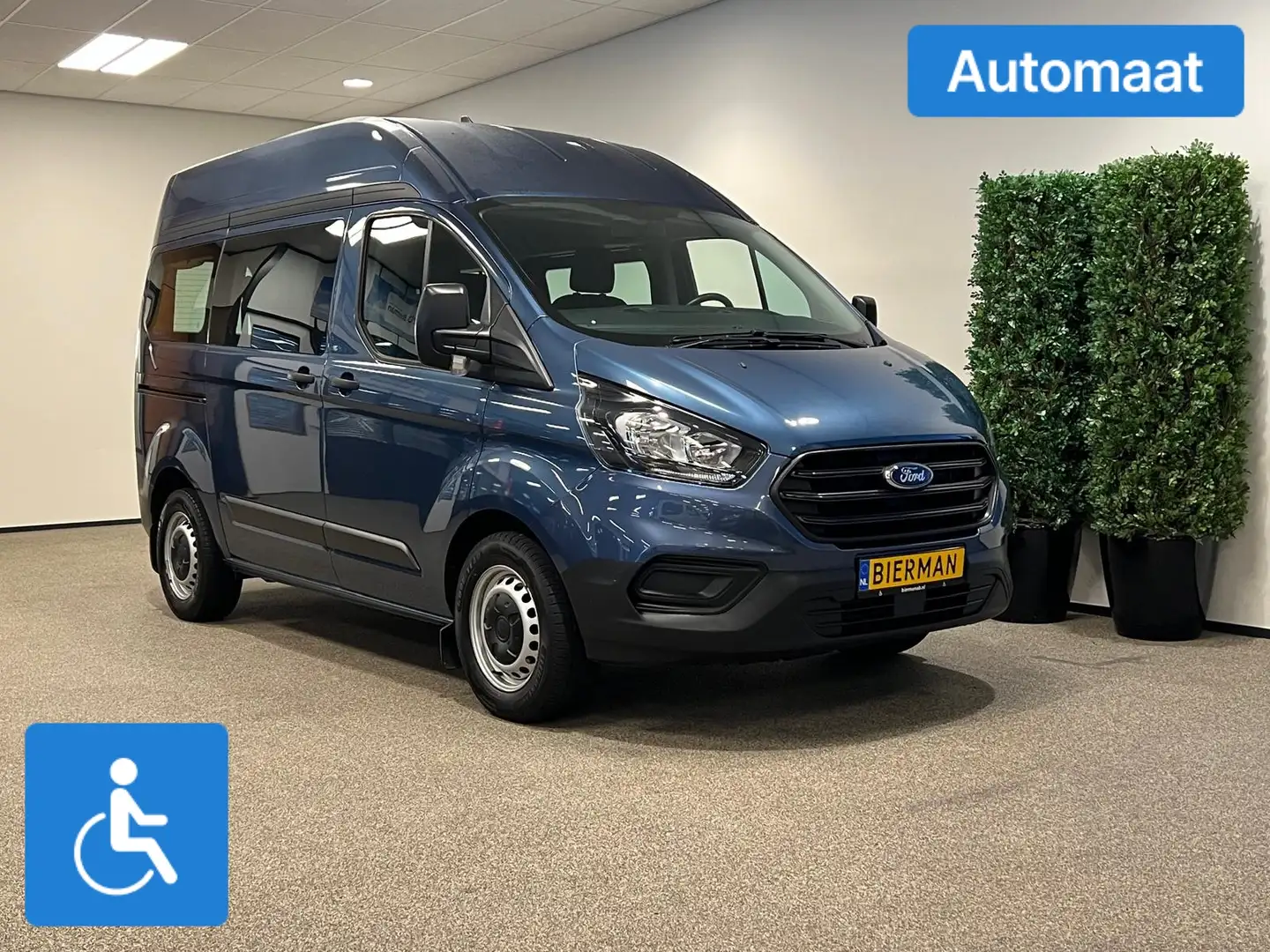 Ford Transit Custom L1H2 Rolstoelbus Automaat Bleu - 1